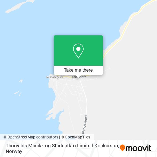 Thorvalds Musikk og Studentkro Limited Konkursbo map
