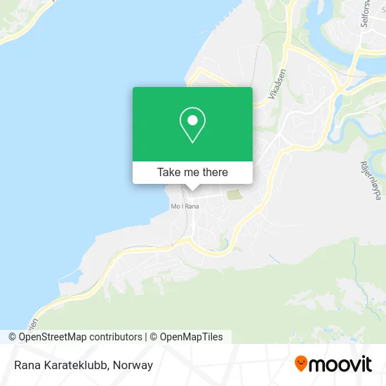 Rana Karateklubb map
