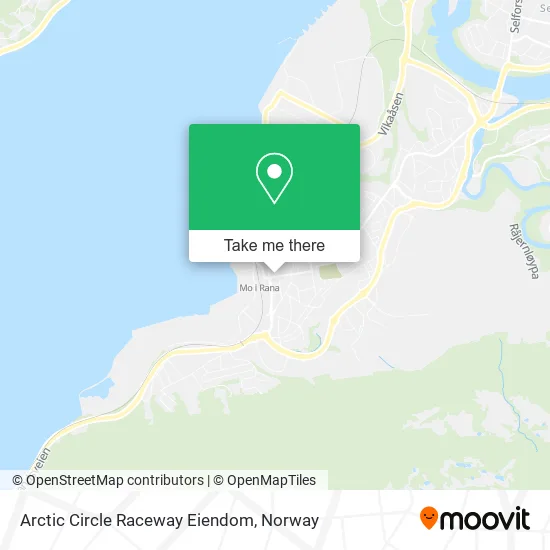 Arctic Circle Raceway Eiendom map