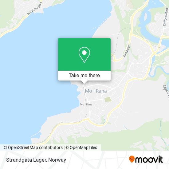Strandgata Lager map