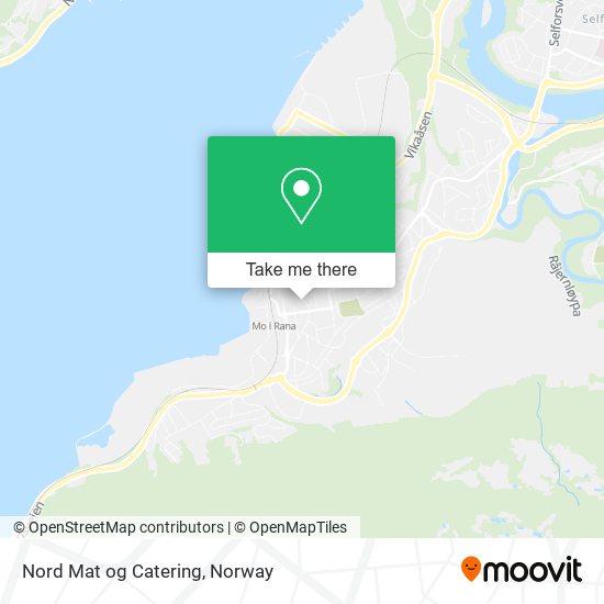 Nord Mat og Catering map