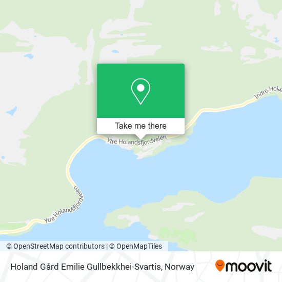 Holand Gård Emilie Gullbekkhei-Svartis map