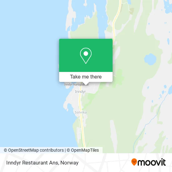 Inndyr Restaurant Ans map