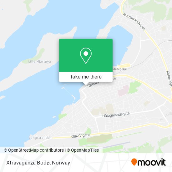 Xtravaganza Bodø map