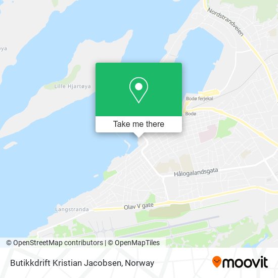 Butikkdrift Kristian Jacobsen map