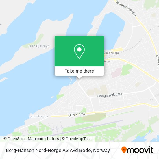 Berg-Hansen Nord-Norge AS Avd Bodø map