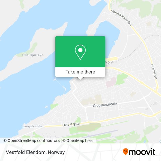 Vestfold Eiendom map