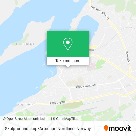 Skulpturlandskap / Artscape Nordland map