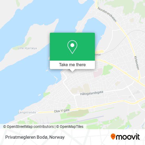 Privatmegleren Bodø map