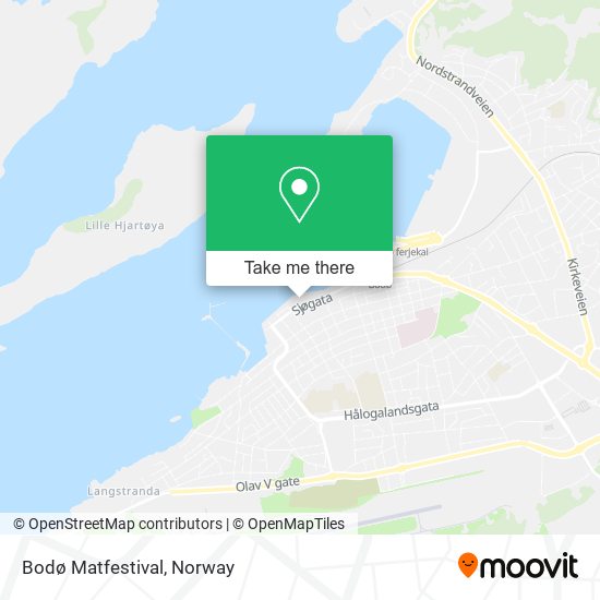 Bodø Matfestival map