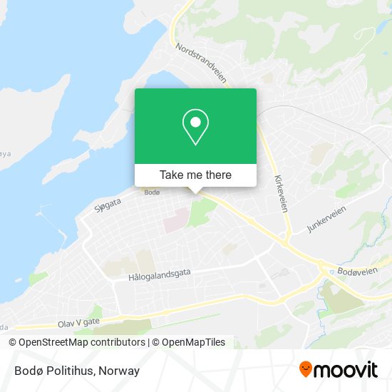 Bodø Politihus map