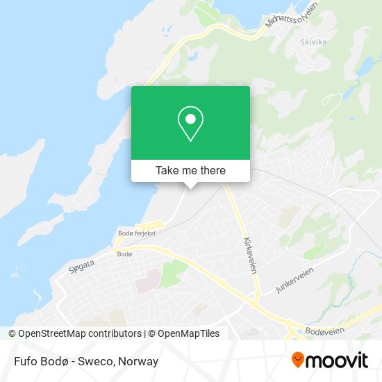 Fufo Bodø - Sweco map