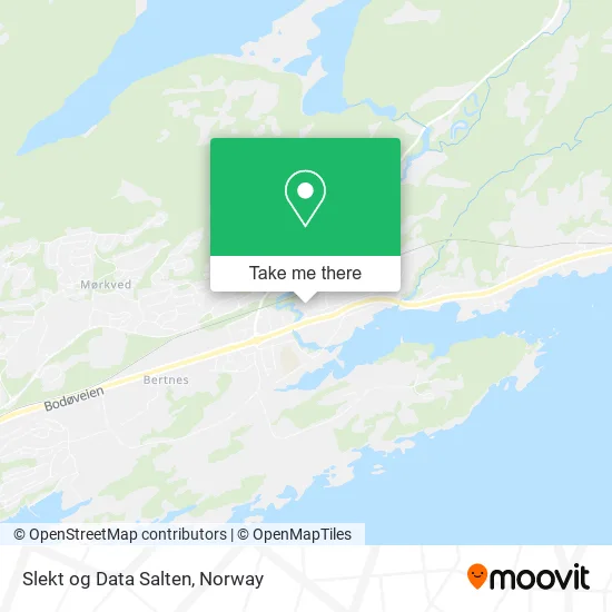 Slekt og Data Salten map