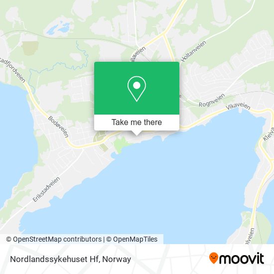 Nordlandssykehuset Hf map