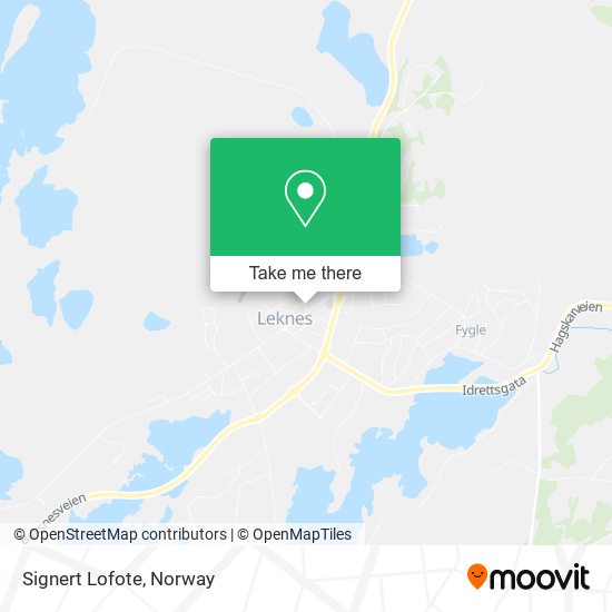 Signert Lofote map