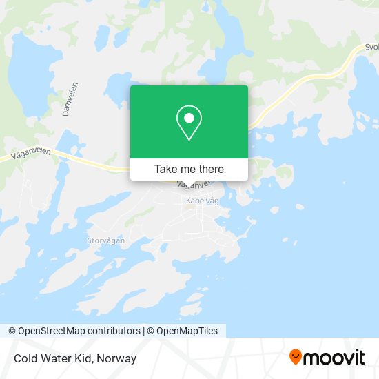 Cold Water Kid map
