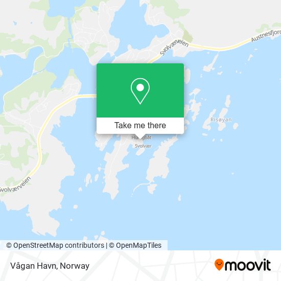 Vågan Havn map