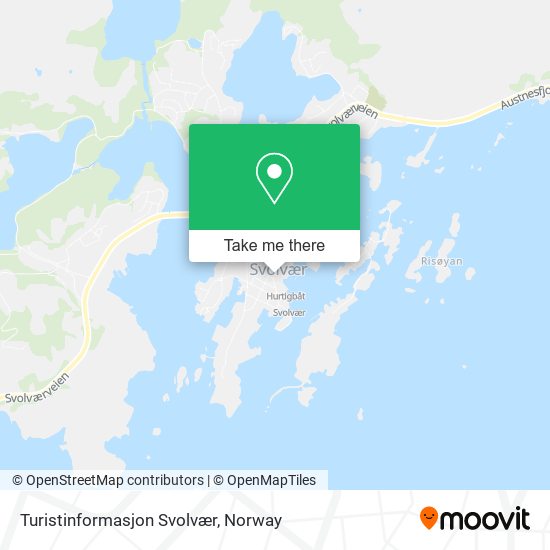 Turistinformasjon Svolvær map