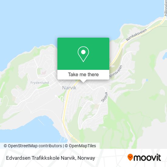 Edvardsen Trafikkskole Narvik map