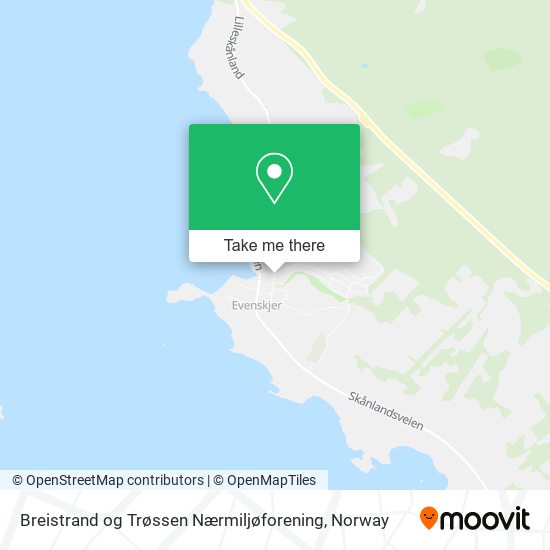 Breistrand og Trøssen Nærmiljøforening map