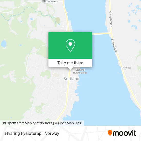 Hvaring Fysioterapi map