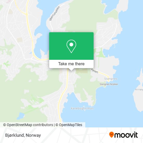 Bjørklund map