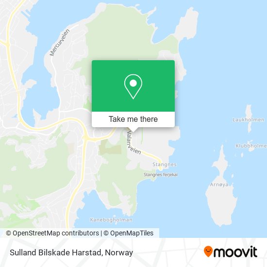 Sulland Bilskade Harstad map