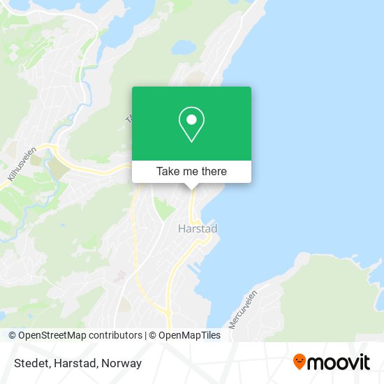 Stedet, Harstad map