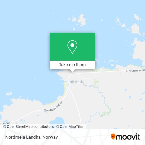 Nordmela Landha map