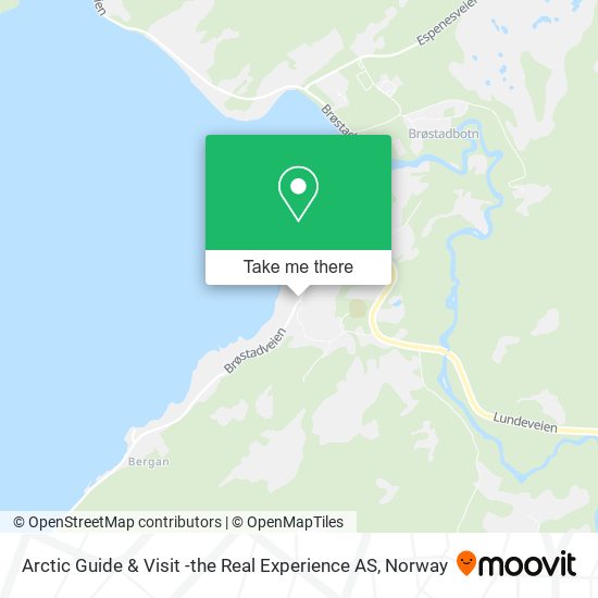 Arctic Guide & Visit -the Real Experience AS map