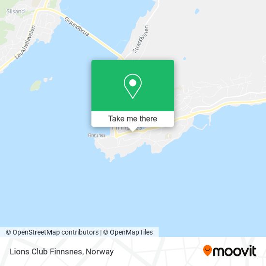 Lions Club Finnsnes map