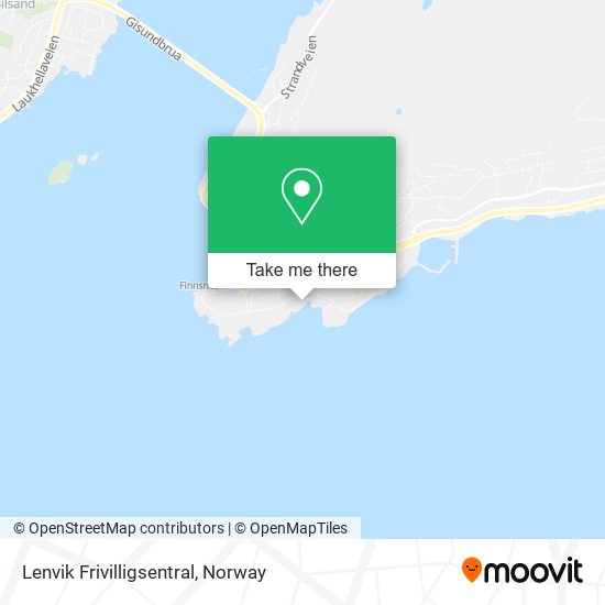 Lenvik Frivilligsentral map