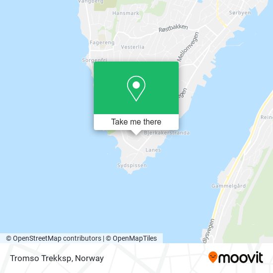 Tromso Trekksp map