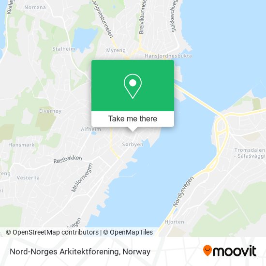 Nord-Norges Arkitektforening map