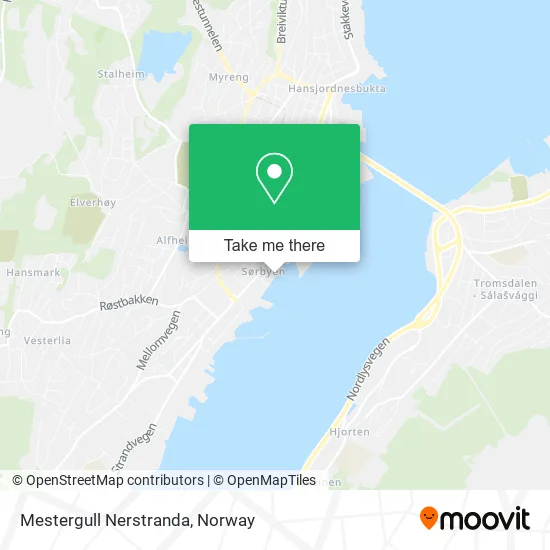 Mestergull Nerstranda map