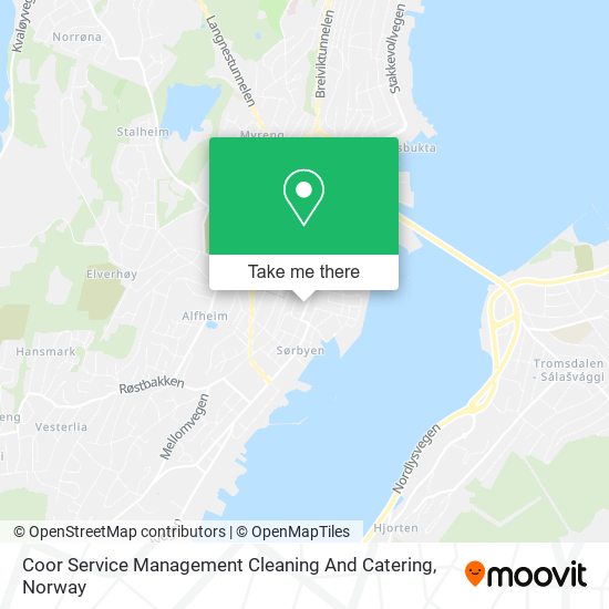 Coor Service Management Cleaning And Catering map
