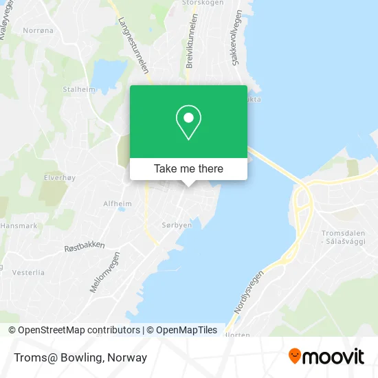 Troms@ Bowling map