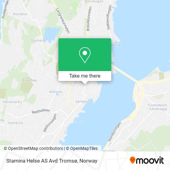 Stamina Helse AS Avd Tromsø map