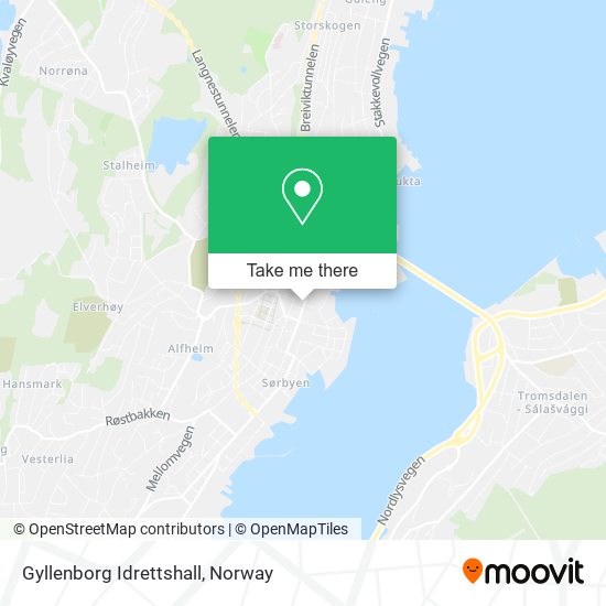 Gyllenborg Idrettshall map