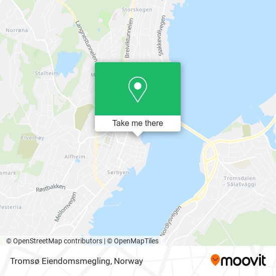 Tromsø Eiendomsmegling map