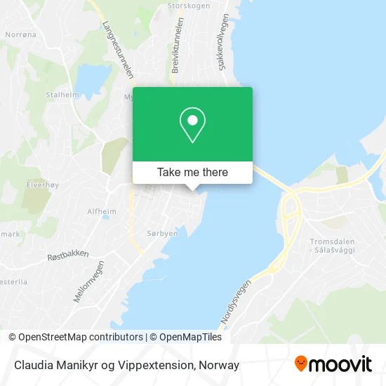 Claudia Manikyr og Vippextension map
