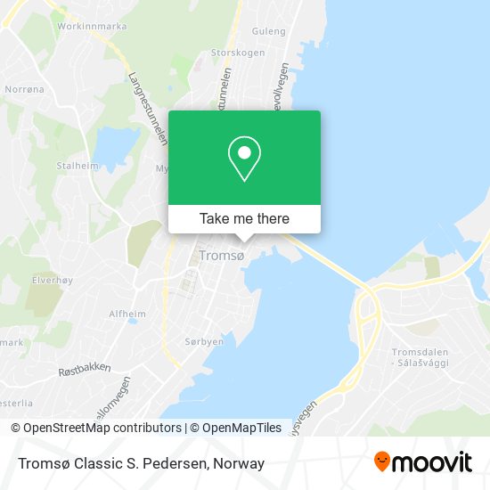 Tromsø Classic S. Pedersen map