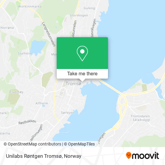 Unilabs Røntgen Tromsø map