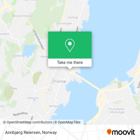 Annbjørg Reiersen map