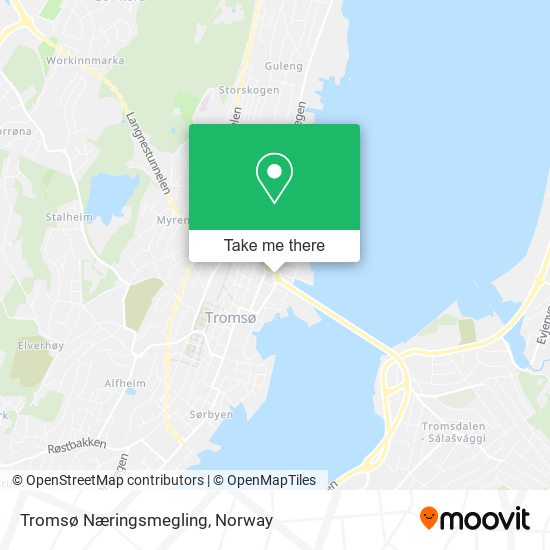 Tromsø Næringsmegling map