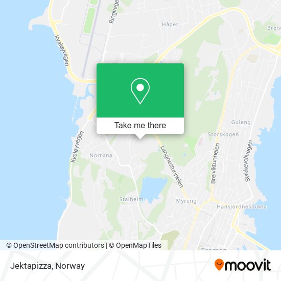 Jektapizza map