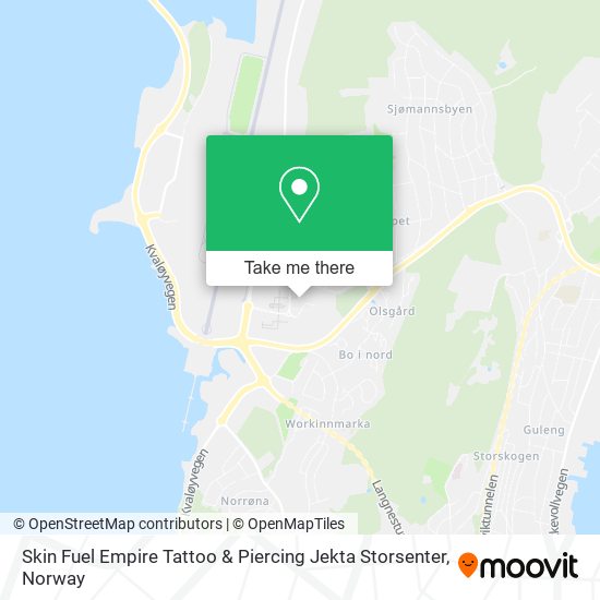 Skin Fuel Empire Tattoo & Piercing Jekta Storsenter map