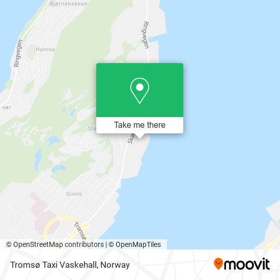 Tromsø Taxi Vaskehall map