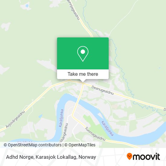 Adhd Norge, Karasjok Lokallag map