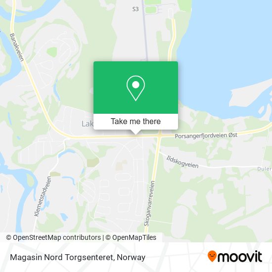 Magasin Nord Torgsenteret map